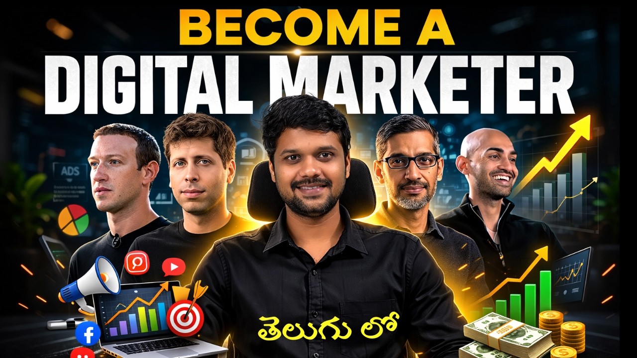 How to Start a Career in Digital Marketing in 2026 🔥 Telugu - YouTube