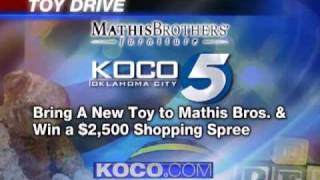 KOCO, Mathis Brothers Host Toy Drive