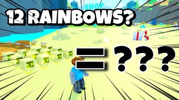 WHAT HAPPENS IF YOU FUSE 12 RAINBOW HAPPY COMPUTERS IN PET SIMULATOR X
