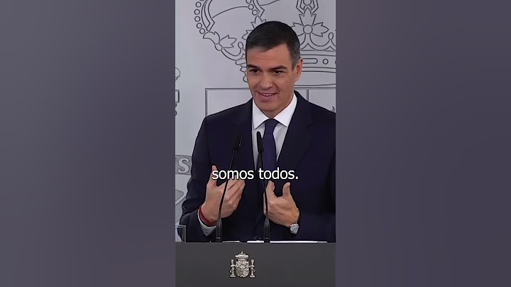 "El Estado somos todos", Pedro Sánchez