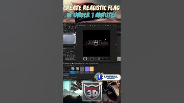 ⭐Create Realistic Flag in Under a Minute⭐ 3D Tudor #shorts #unrealengine5