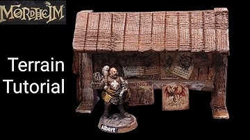 Mordheim Project: Notice Board Terrain Tutorial - Super Easy & Fast!
