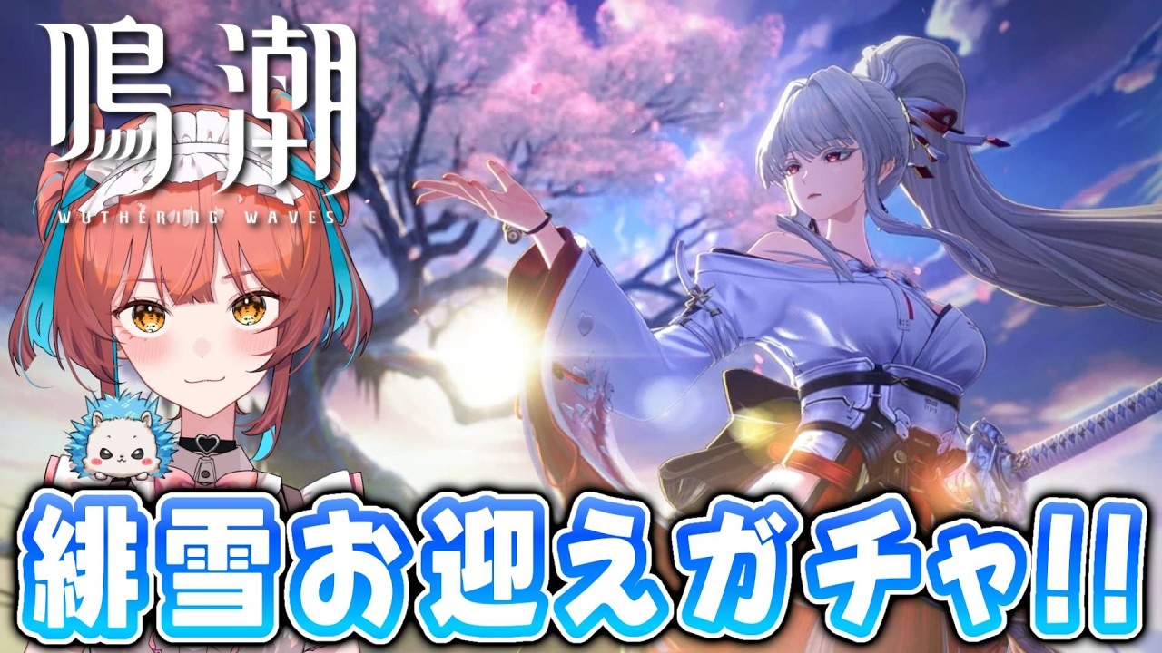鳴潮（Wuthering Waves）』Ver3.3 緋雪お迎えガチャ❄終わったら育成