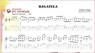 Download Lagu Emilio Pujol, Bagatela, guitar MP3