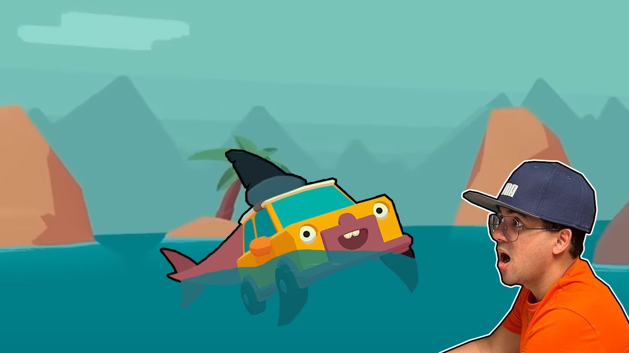 DIRIGI UM CARRO TUBARÃO NO MEIO DO OCEANO!