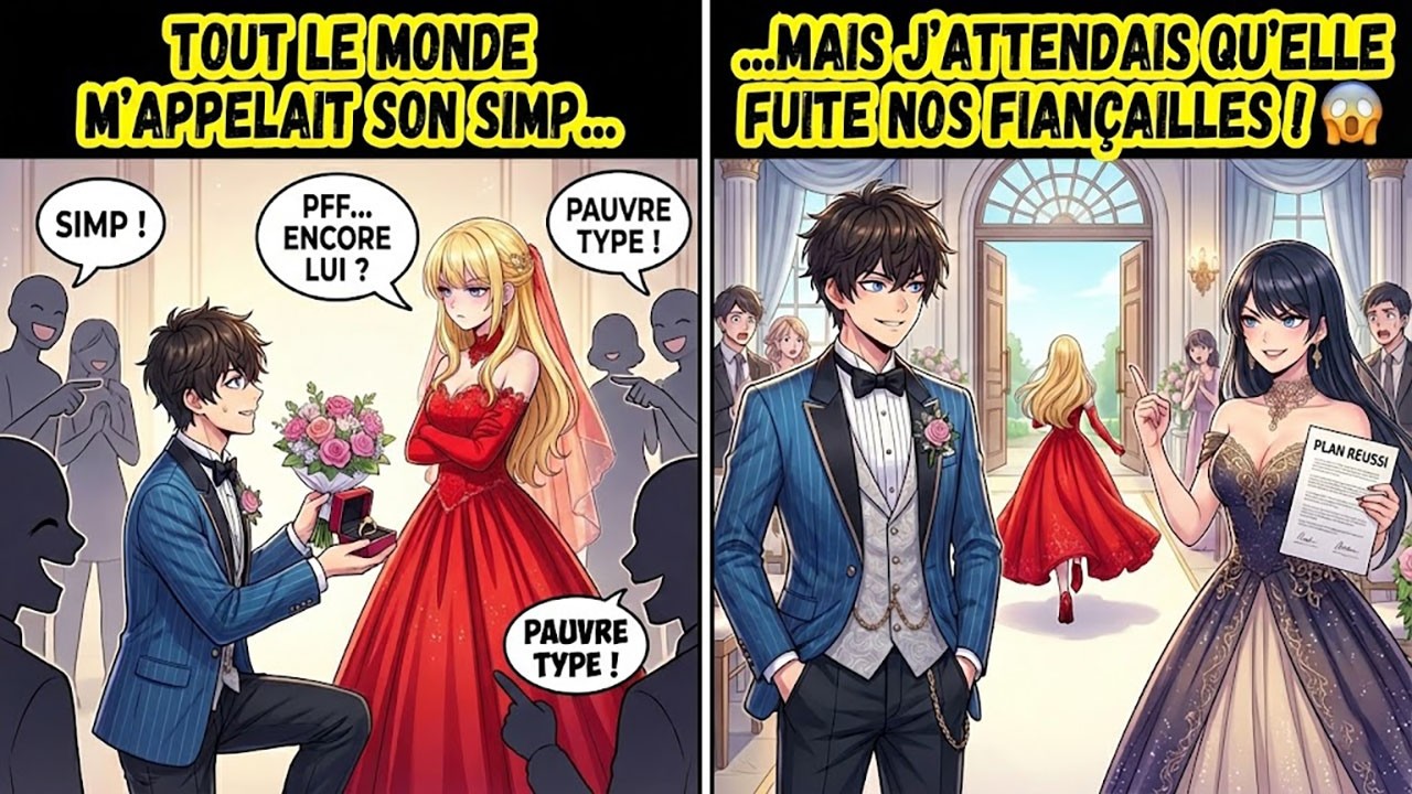 Tout le monde m'appelait son SIMP    mais j'attendais qu'elle FUITE nos fiançailles ! 😱