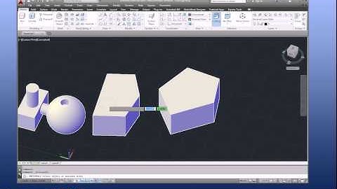 AutoCAD 3D - Creating and Editing Solids