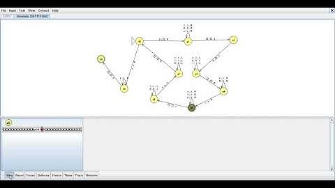 How to Simulate the Turing Machine for L = { 0a1b0c : a + c = b }  Reject String in JFlap?