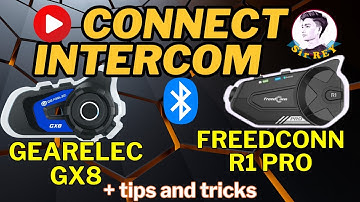 FreedConn r1PRo Connect to GEARELEC GX8 #freedconn #gearelec #intercom
