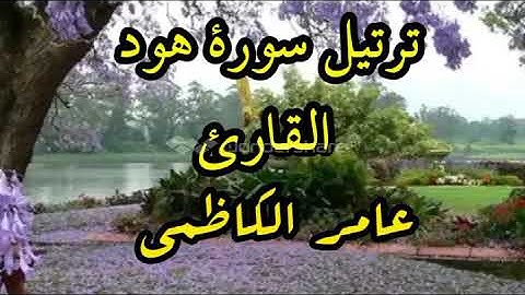 ترتيل سورة هود للقارئ عامر الكاظمي