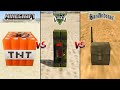 MINECRAFT TNT VS GTA 5 TNT VS GTA SAN ANDREAS TNT - WHICH IS BEST?