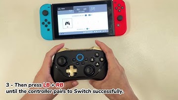 HOW TO CONNECT TO NINTENDO SWITCH - Asura 2pro Multi mode gamepad - Bluetooth connection