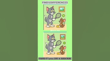Find 5 Differences #puzzlegame #puzzle #game #brainteaser #shorts #reels #gameplay #trending #reel