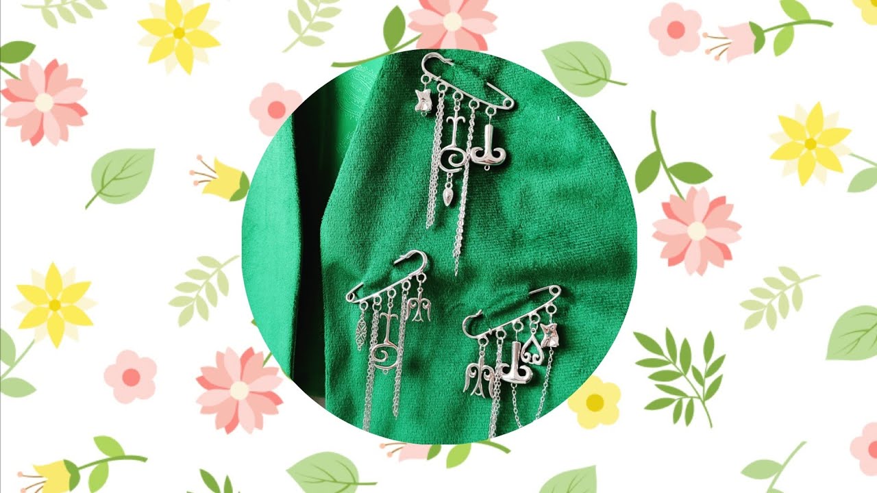 Тренд брошь булавка с цепями 2025 года. Люкс качество. #diy #брошки #diyhandmade #handmade #идея