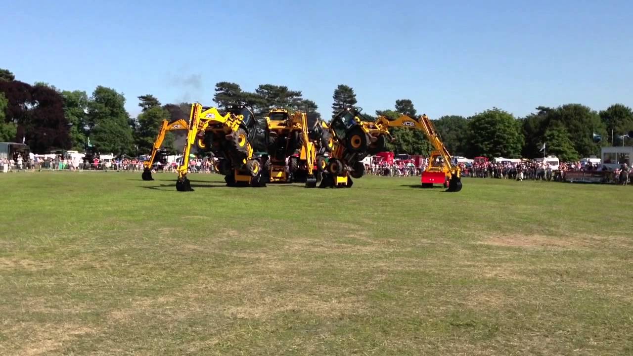 J C Balls JCB dancing diggers YouTube