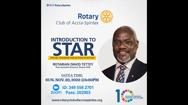Introduction to STAR (Special Training for Action in Rotary) Program