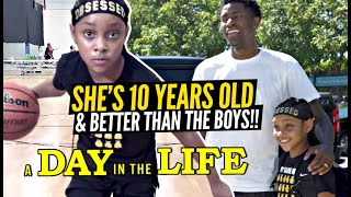 She’s 10 Years Old & Better Than The Boys Her Age! Special K Breaks Ankles Like Kyrie Irving!