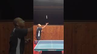 The High Toss Serve in Table Tennis