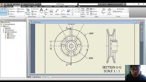 REPRESENTACIÓN DE POLEA (Inventor)