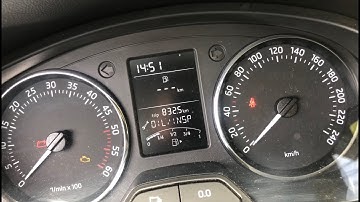 How to reset OIL service and INSPECTION Skoda Rapid step by step