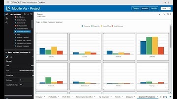 Oracle DV - Bar Charts Grid Custom visualization extension : Make Mobile-Friendly Bar Charts