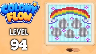 Colony Flow Level 94 walkthrough & solution Gameplay Easy