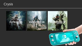 Crysis Remastered,Crysis 2 Remastered,Crysis 3 Remastered [Nintendo Switch]