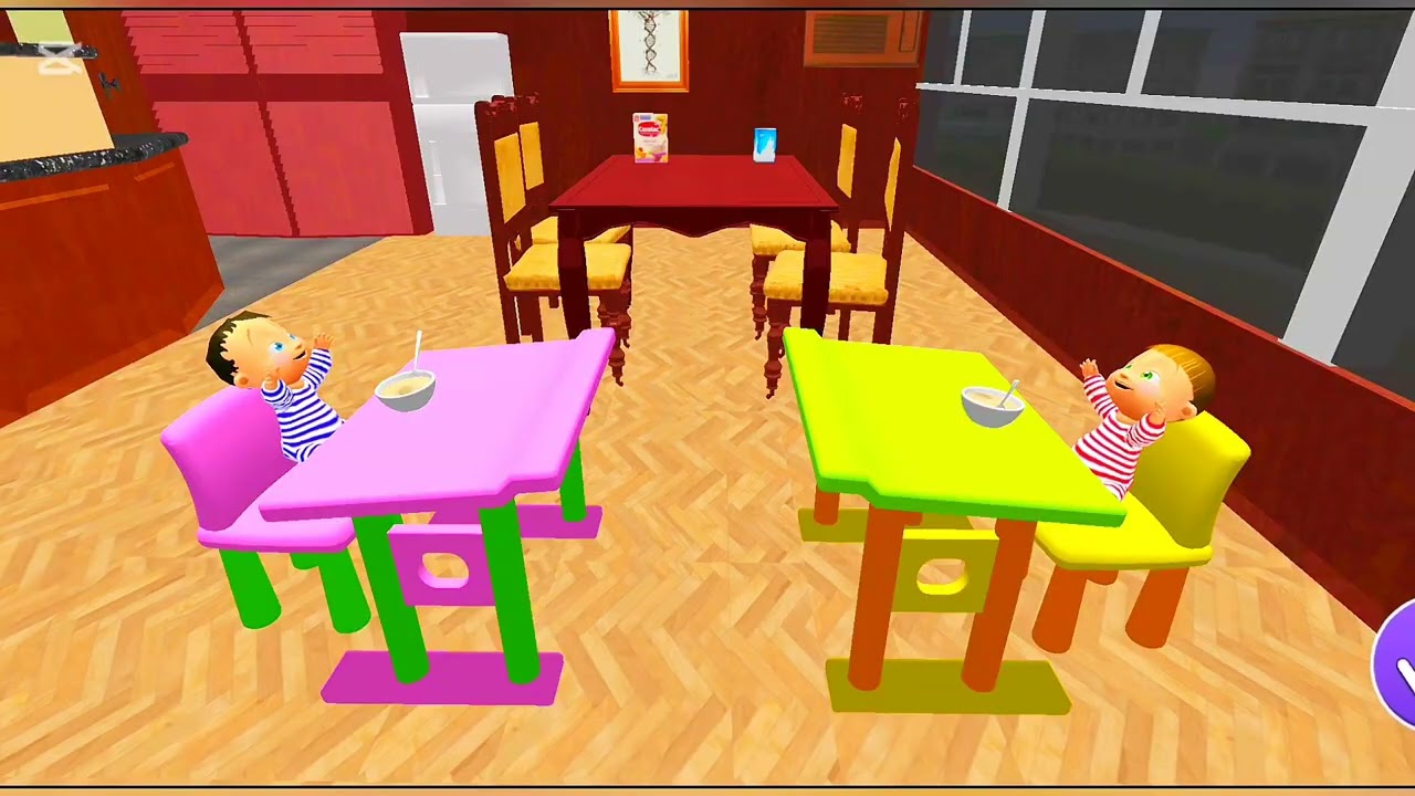 Twins Baby Simulator 👶👶 | Double Trouble Funny Family Life Game | Virtual Mom & Dad Life 2026||Ep-1 