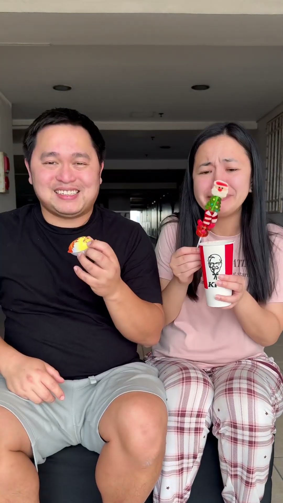 Mom and dad hide candy from daughter ????❤️✅??