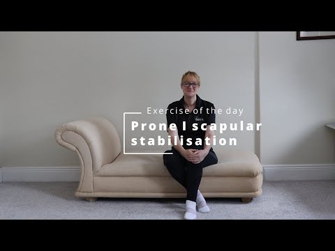 Home Exercise: Prone I Scapular Stabilisation