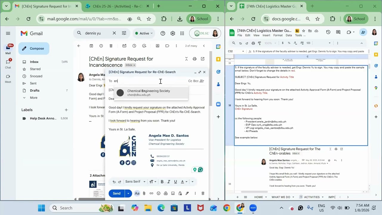 [03] Faculty Adviser Signature Request