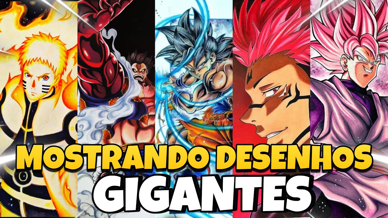 Mostrando Todos os Meus Desenhos Gigantes 🤯 2020 a 2024 [ Dias Art ]