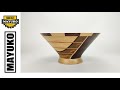 Laminated bowl wood turning