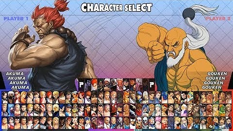 Akuma VS Gouken CAPCOM VS SNK EVOLUTION - REV 2