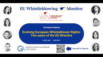 Evolving European Whistleblower Rights: 2 Years of the Directive Webinar