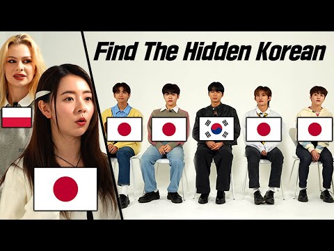 Can Asian and Western Girls Find Hidden Korean Among Japanese? l FT. TOZ