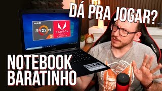 Notebook baratinho com Ryzen 3 2200U e Vega 3, dá para jogar? Testamos o Acer Aspire 3!
