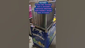 "Chill Profits: Snowflake Ice Cream Machine for Instant Frozen Delights!" #icecreammachine #trending