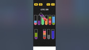 Water sort puzzle level 628