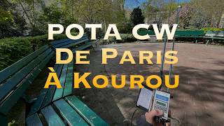 Elecraft Kh1 Pota Cw De Paris À Kourou En Guyane