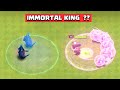 Making KING IMMORTAL | Barbarian King Vs 1 Troop Challenge with Clone Spell | Clash of Clans Update