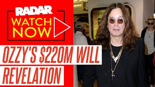 EXCLUSIVE: Ozzy Osbourne's $220Million Will Plans Revealed - Including Huge Chunk of Cash That Will
