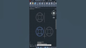 AutoCAD, Autodesk, How to used command Mirror #shorts
