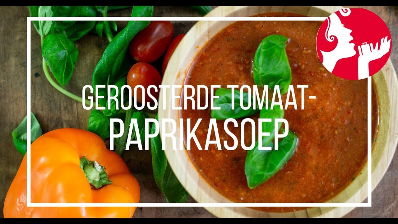 Geroosterde tomaat-paprikasoep | OhMyFoodness
