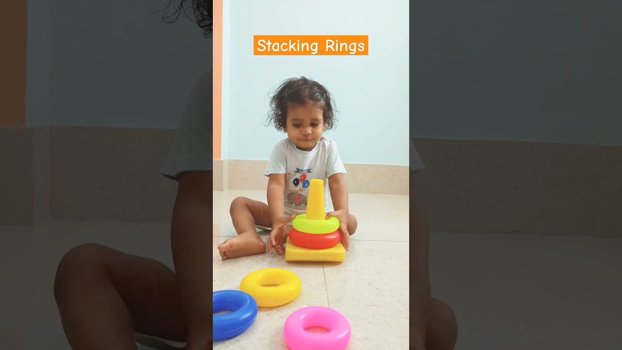 baby toy stacking rings 😍 