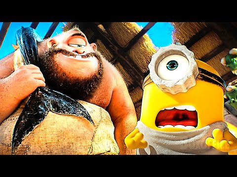 Minions derrotam o Ciclope com LEGO! | Minions & Monstros | Clipe