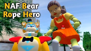 Bear Rope Hero Security City Open World Game - Gameplay Walkthrough (Android, iOS)