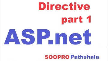 ASP.NET Directive part 1