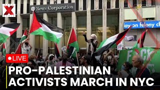 NYC Pro-Palestine Protest LIVE: Pro-Palestinian Protesters Rally Outside News Corp NYC | NewsX World