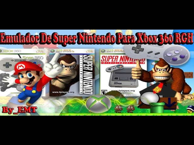 Emulador Super Nintendo para Xbox 360 São + de 3100 Jogos